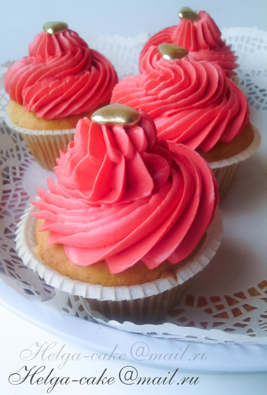 Капкейки ванильные и шоколадные на заказ