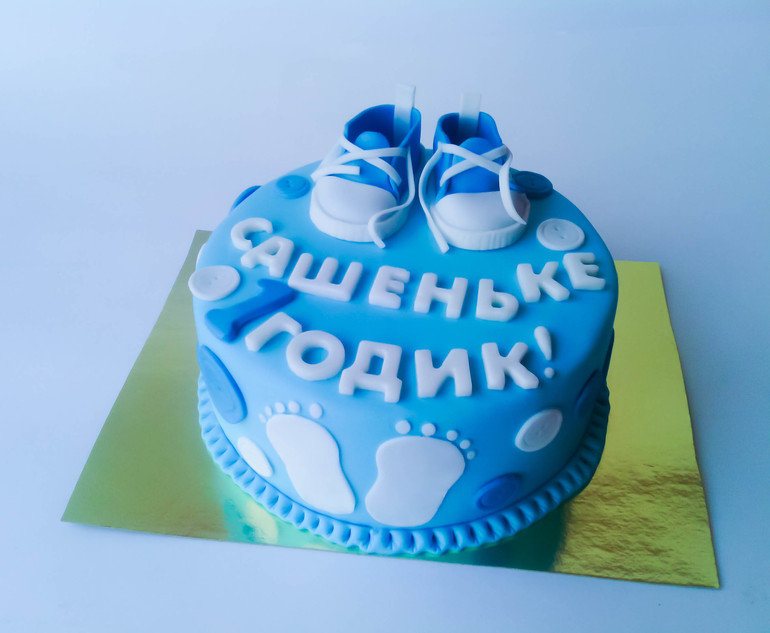 Детские тортики: Бен 10, пинетки, смешарики и т.п.