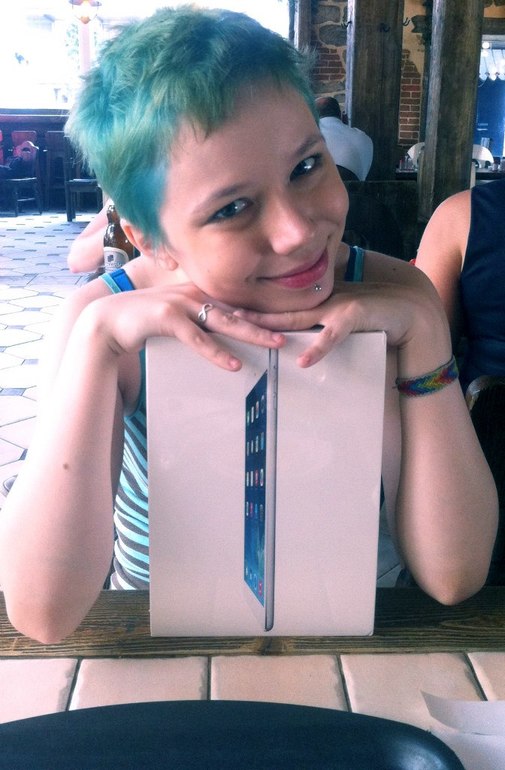 А я тут айпад выиграла)