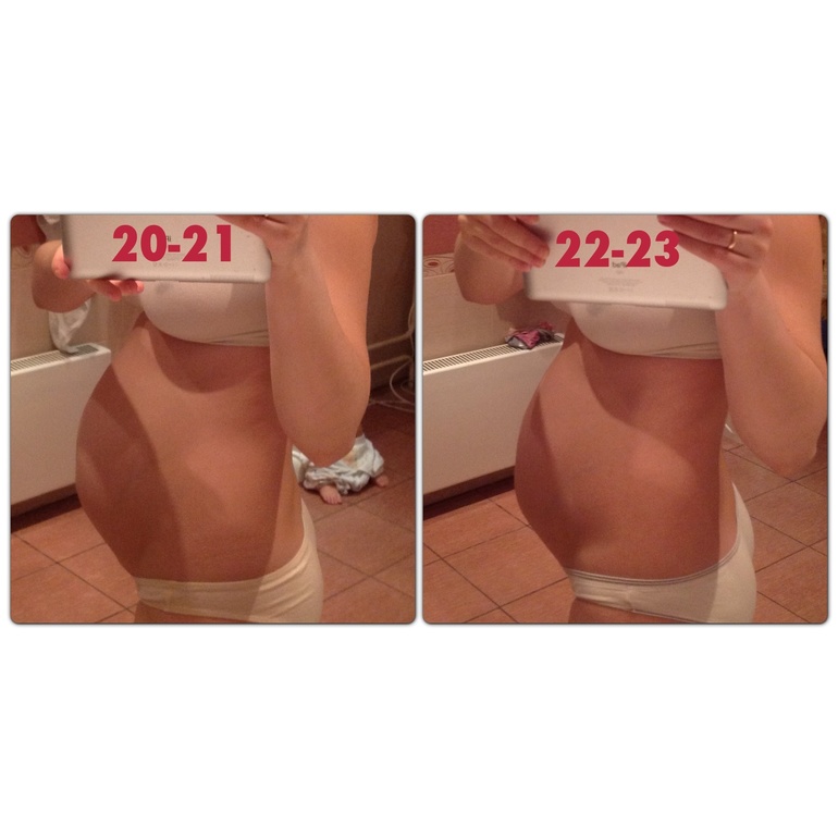 Нам уже 22-23 недели!!!! Все время полетело!!!!