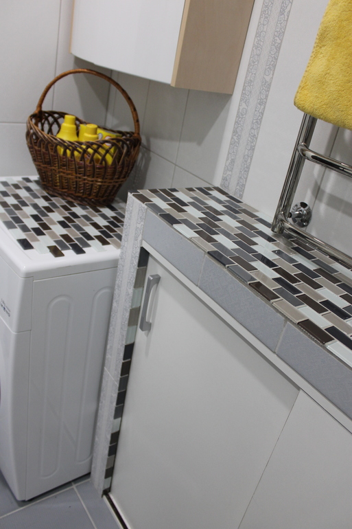 Ремонт ванной комнаты на 9 мес. беременности.