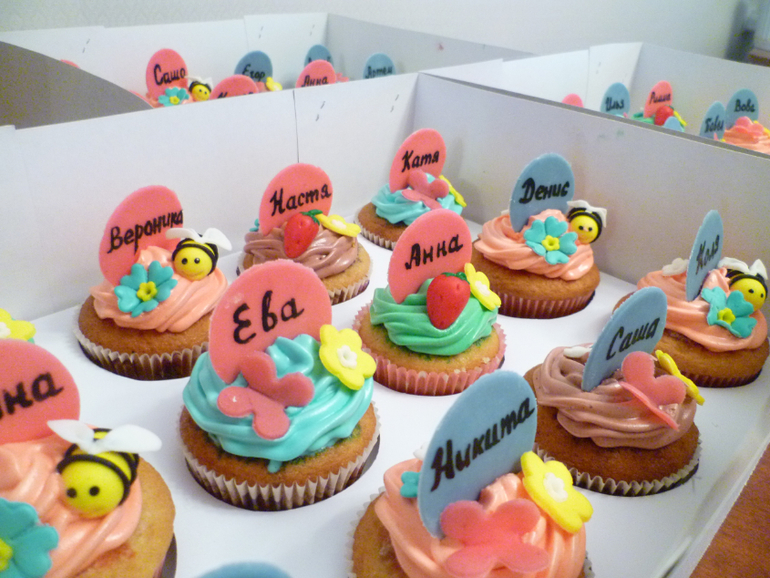 Капкейки разные