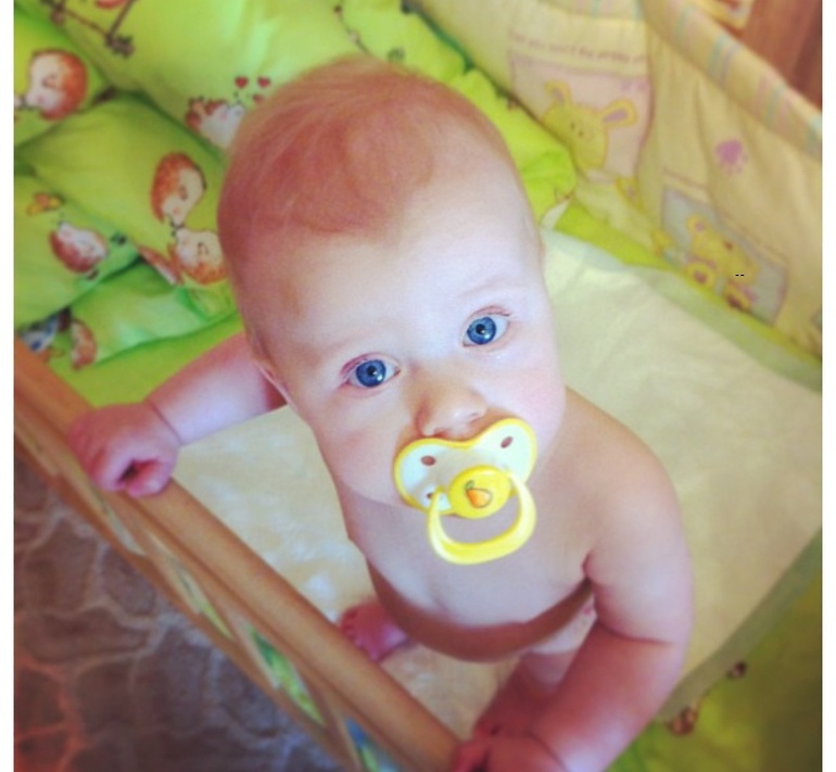 9 месяцев (+11 дней): наша красотка совсем большая!