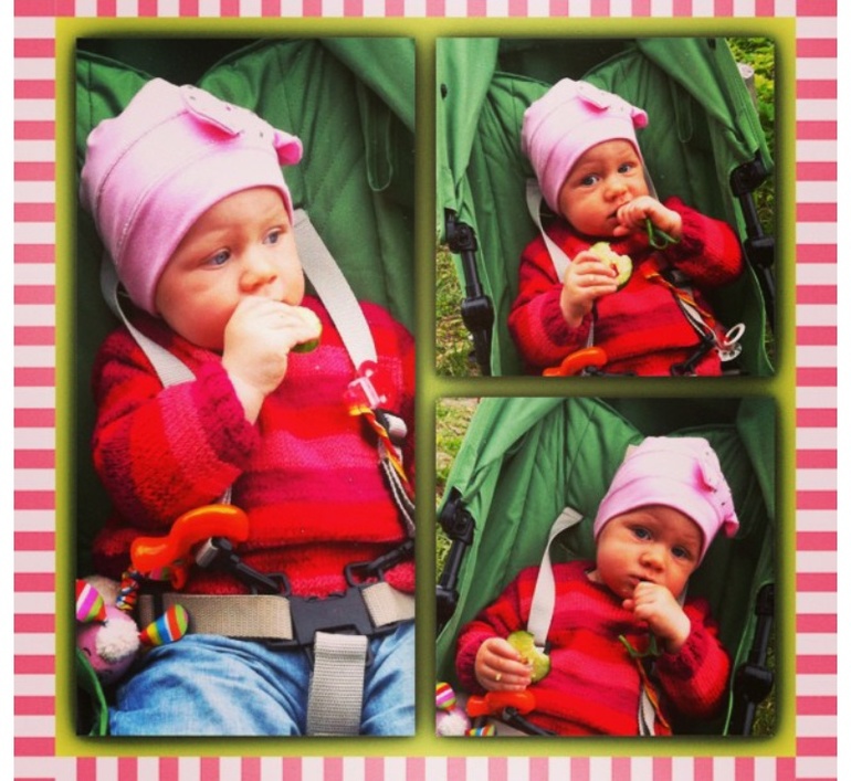 9 месяцев (+11 дней): наша красотка совсем большая!