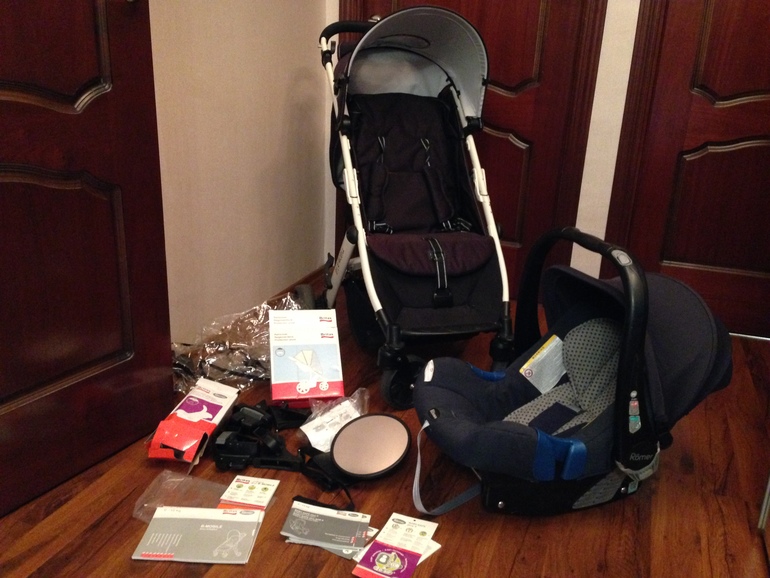 Коляска Britax b-mobile с автокреслом Romer, 12 000 руб.