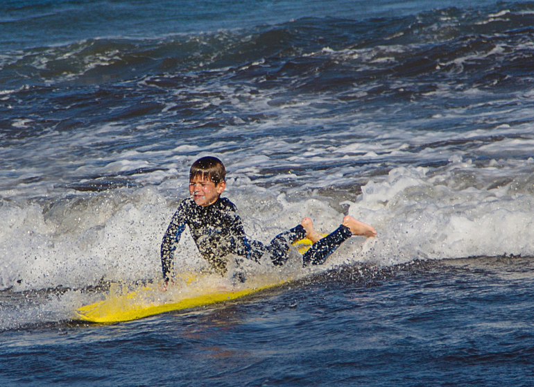 Серфинг для ребенка или El Medano ветер перемен