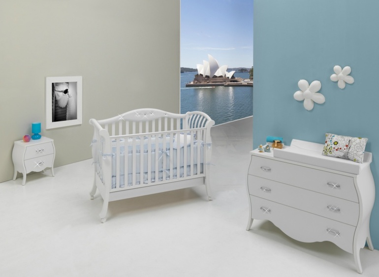 Детская кроватка Feretti Etoile (продольный маятник)