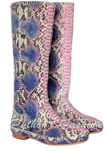 Изделия ручной работы из кожи питона, ската, крокодила и др.