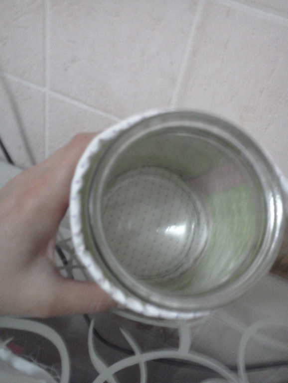 Сшилась "одежка" для баночки