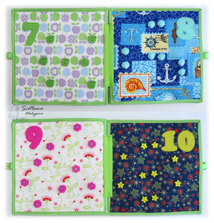 Развивающая книжка Счет от 1 до 10