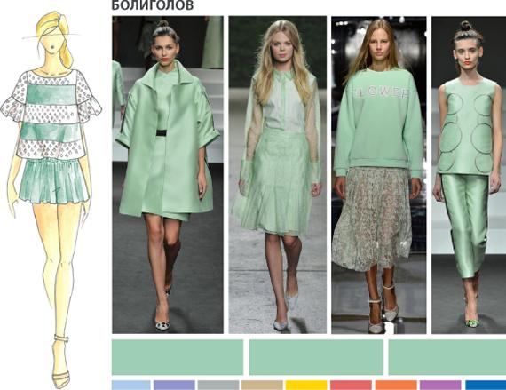 Модные цвета весна-лето 2014