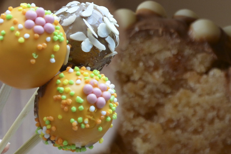 Кейкпопсы "весенние":)