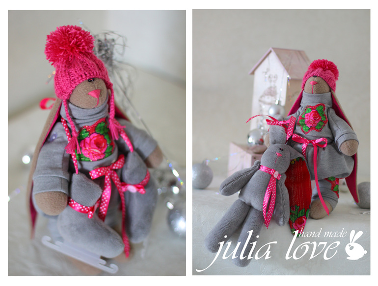 Интерьерные зайки Tilda, сделано с любовью для Вас...