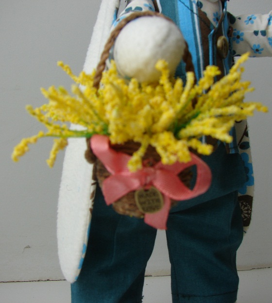 ЗАЙКИ ВЕСЕННИЕ С МИМОЗАМИ!!!