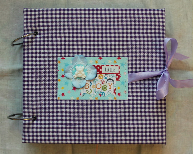 Малышковый сиреневый альбом.