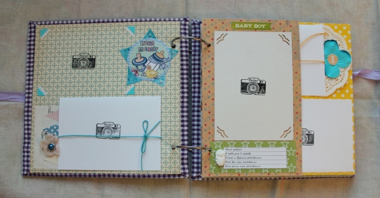 Малышковый сиреневый альбом.