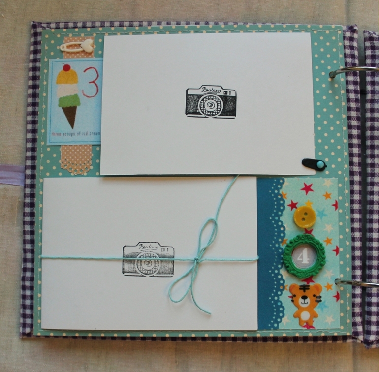 Малышковый сиреневый альбом.