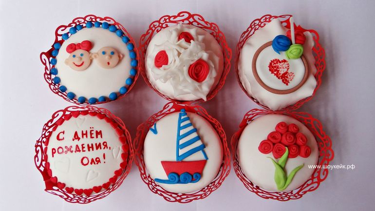 Капкейки подарочные.