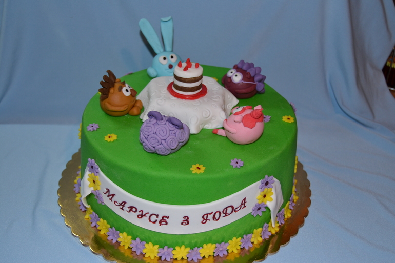 Смешарики...правда не очень похожие какие то помоему )))