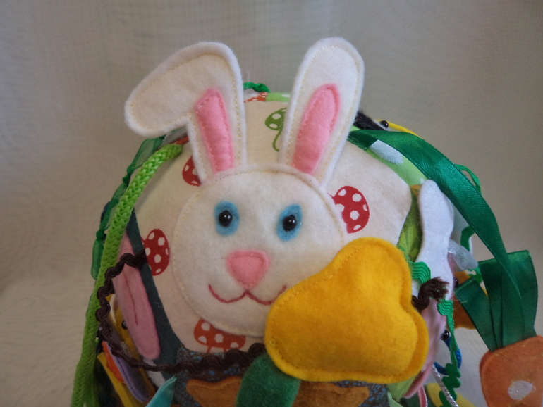 Развивающий мячик "Кто что ест"