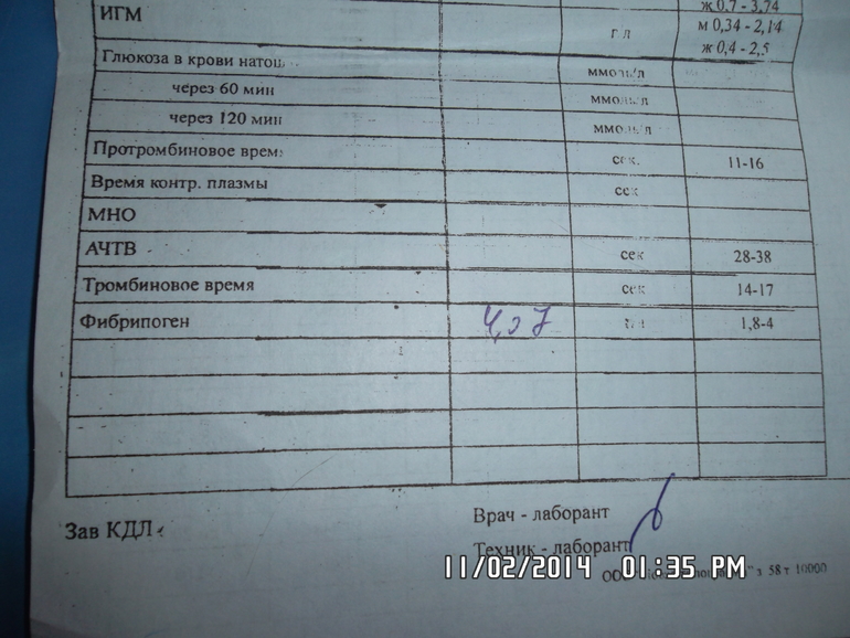 Анализ крови на биохимию