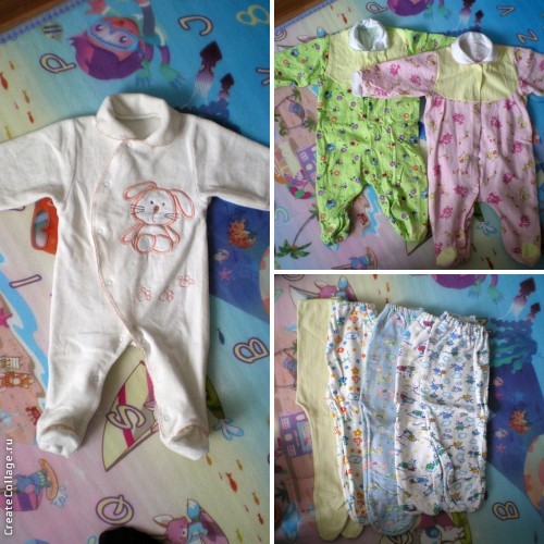Вещи для девочки от 0 до 6 мес. пакетом. Регион.