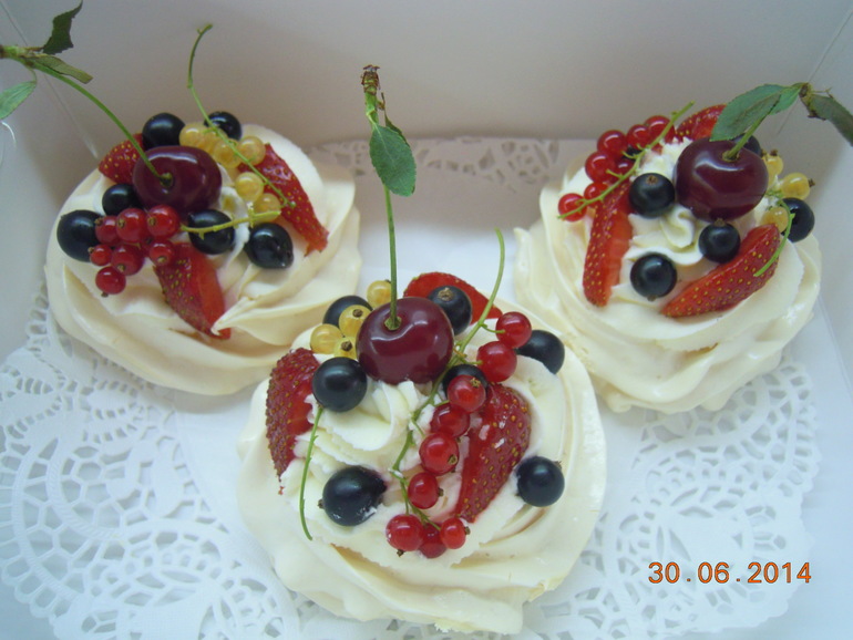 Пирожные "Павлова"