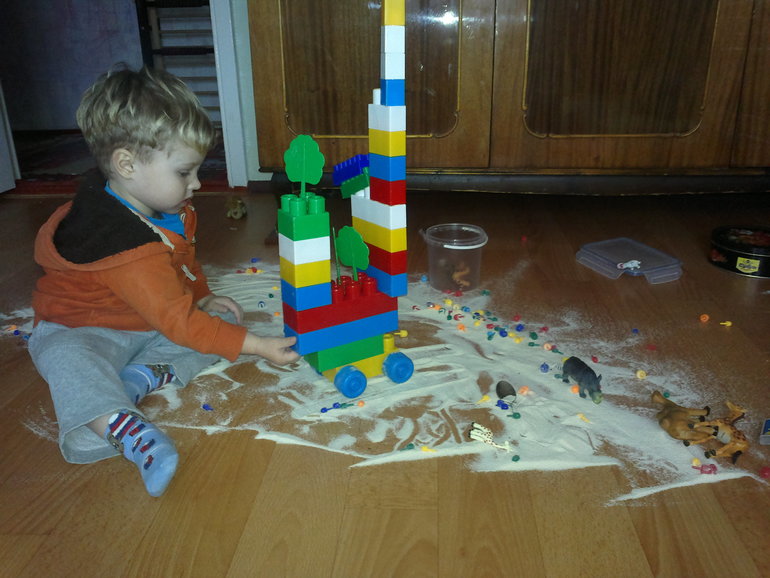 Монтессори понедельни - паровозный!