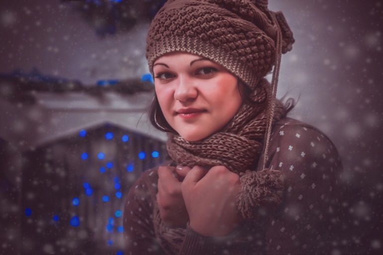 Моя маленькая студия!!! Делюсь новогодними фотографиями :)