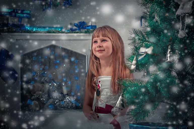 Моя маленькая студия!!! Делюсь новогодними фотографиями :)