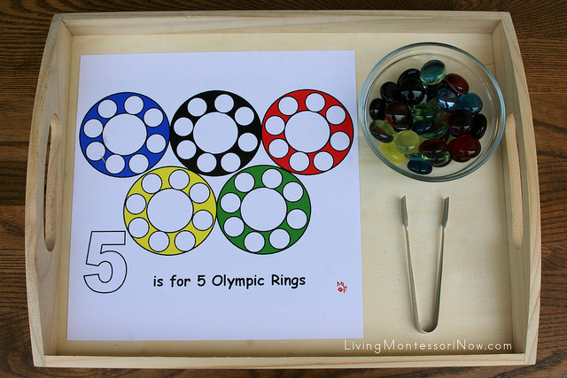 Тематическое занятие по система Монтессори "Олимпийские игры"