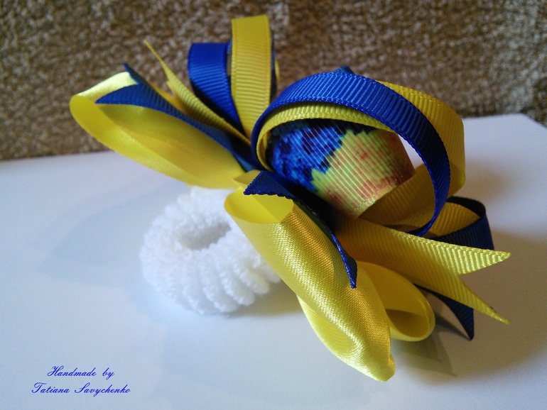 Мой первый "американский", но украинский бант