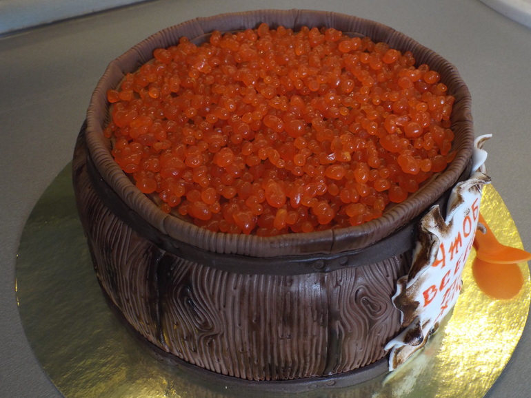 Бочка с икрой