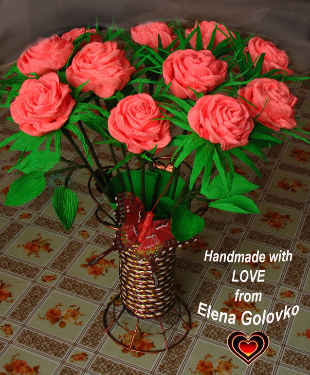 Проба пера: Розы в букете