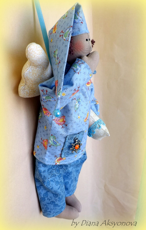 Сонный Ангелочек для мальчика)