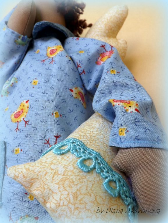 Сонный Ангелочек для мальчика)