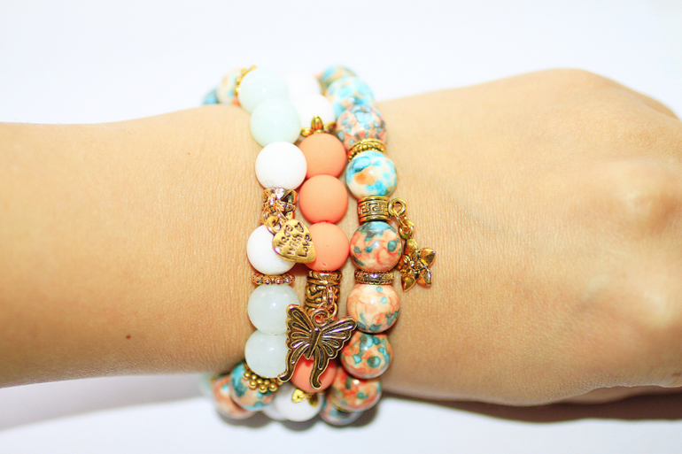 Комплект с часами "Краски лета"