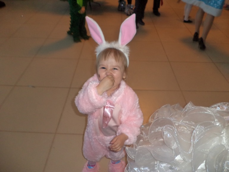 В этом году первая елка.