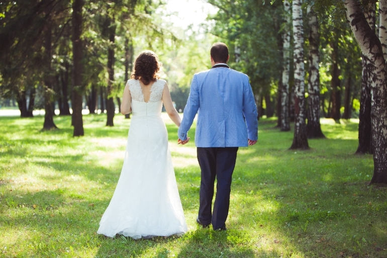 Свадебное платье в идеале от Н.Романовой, р-р 44-46, кружевное