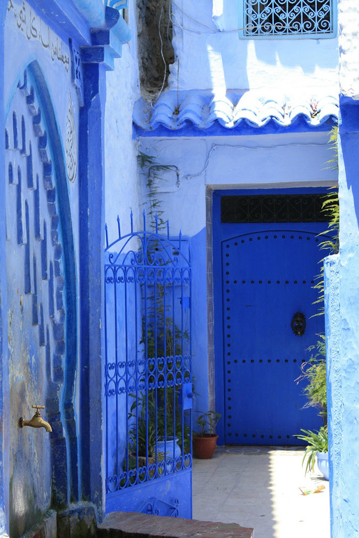 Синий город!