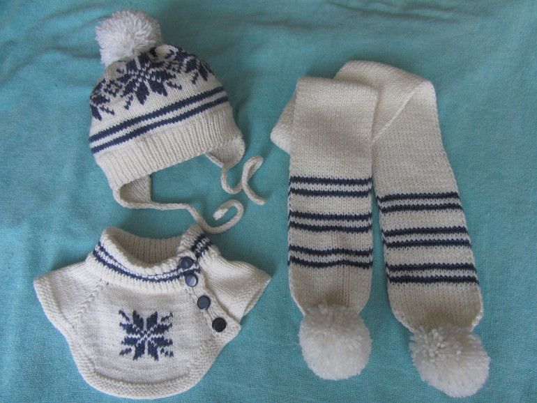 Комплект "Первые снежинки" для сынишки