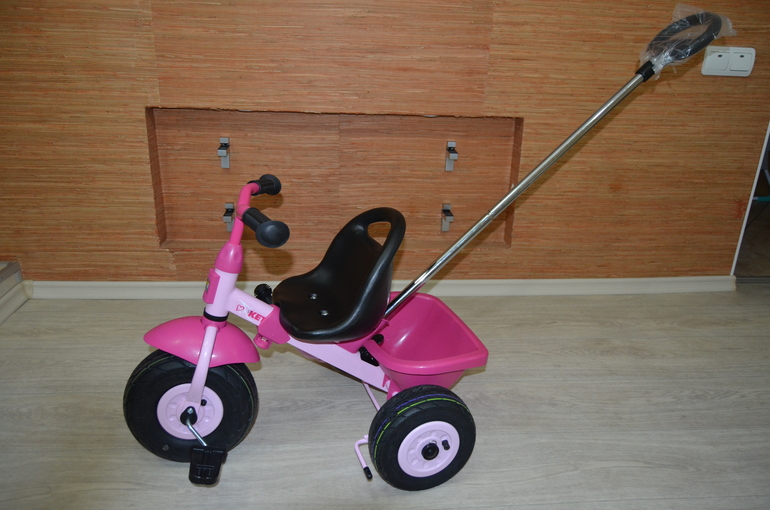 Велосипед Happytrike Air Starlet, надувные колеса, цвет: розовый (новый) за 5500 рублей