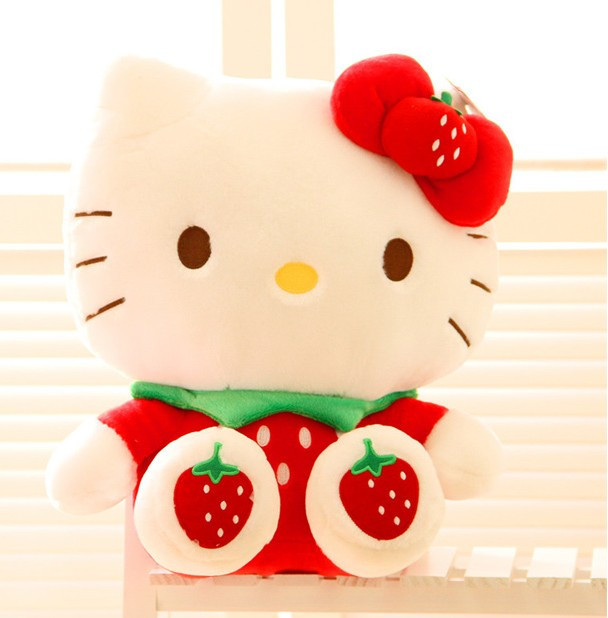Hello Kitty в костюме клубнички