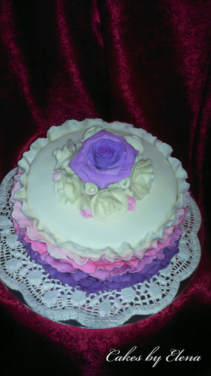 Моя "Сиреневая роза")))