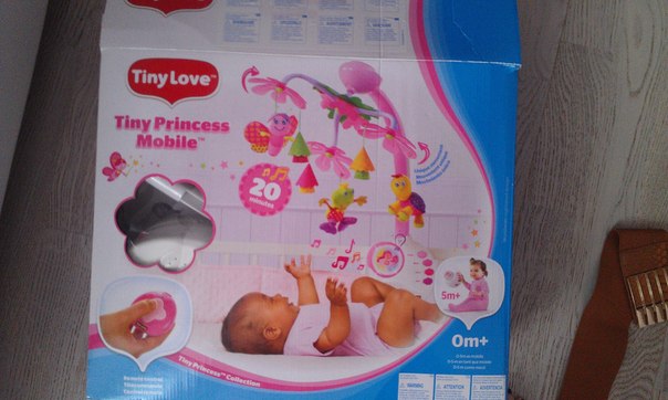Продам мобиль TinyLove с пультом и ночником за 2000