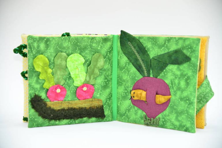 Развивающая книжка ОВОЩИ