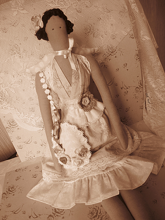 Моя первая Тильда. Пасхальный ангел!