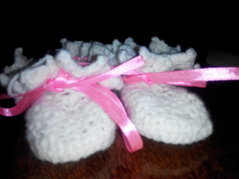 Пинетки крючком для начинающих