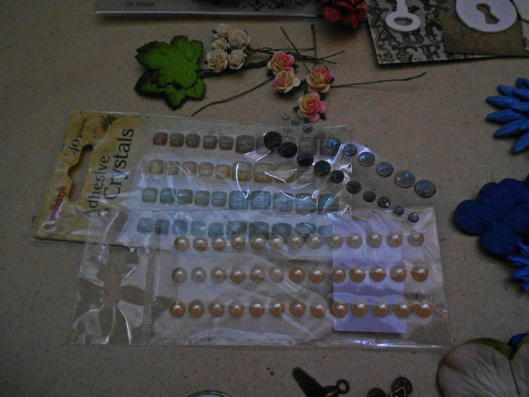 Мой сине-бежево-коричневый мужской конвертик