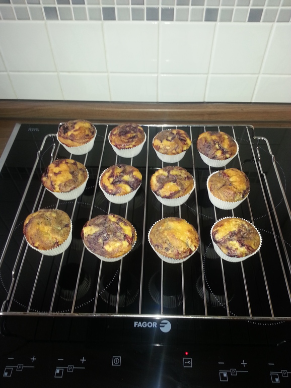 Muffins mit Blaubeeren